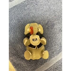 Dead Republic Elephant Paperweight Terry Estevold Inc Political Novelty 1988 Vtg